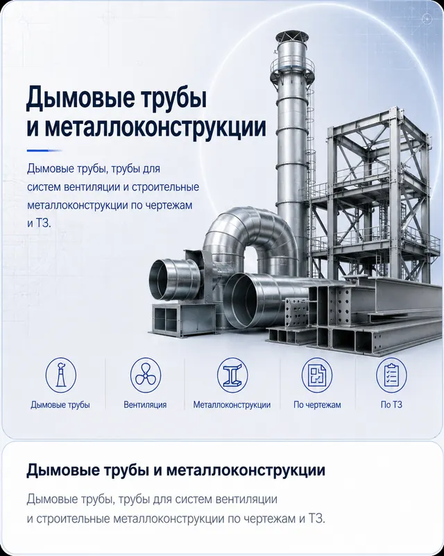 Дымовые трубы и трубы вентиляции